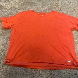 Burnt orange crop top